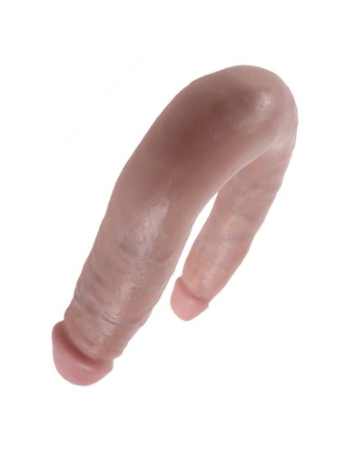 KING COCK DILDO DOBLE PENETRACIÓN 12.7CM NATURAL