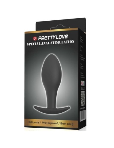 PRETTY LOVE  PLUG ANAL SILICONA  ANCLA 8.5 CM NEGRO