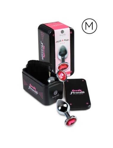 SECRETPLAY PLUG ANAL FUCSIA 8CM