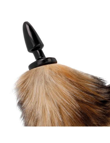 DARKNESS COLA NATURAL CON PLUG ANAL SILICONA 10CM