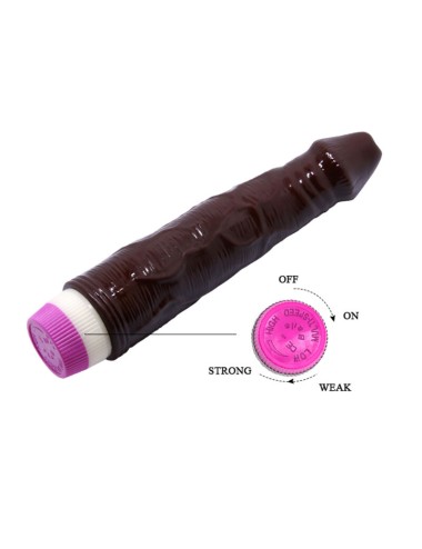 WAVES OF PLEASURE VIBRADOR 23 CM MARRÓN