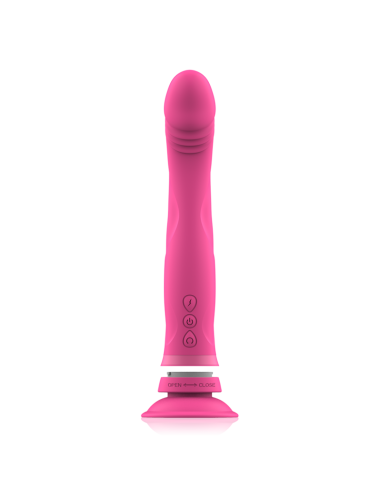 INTENSE - MICHELANGELO DILDO VIBRADOR SILICONA ROSA