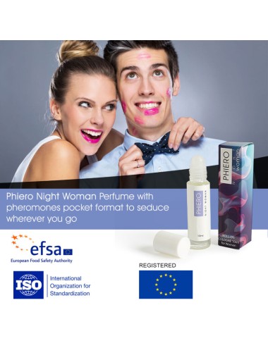 PHIERO NIGHT WOMAN PERFUME FEROMONAS CON ROLL-ON