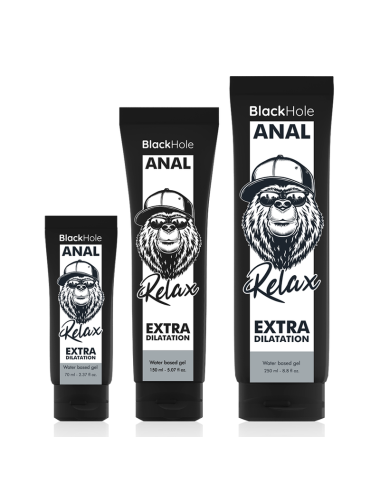 BLACK HOLE GEL BASE AGUA DILATACION ANAL 150 ML