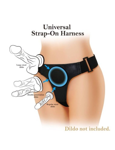 PRETTY LOVE - ARNÉS UNIVERSAL NEGRO