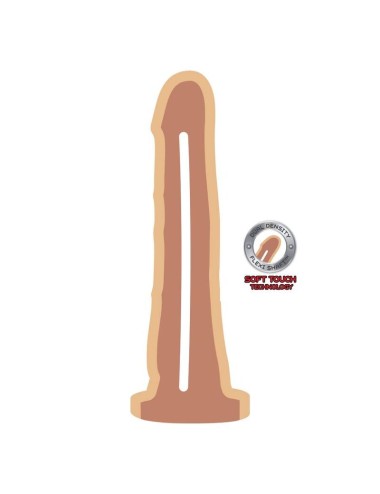 GET REAL - DUAL DENSITY DONG 19 CM NATURAL