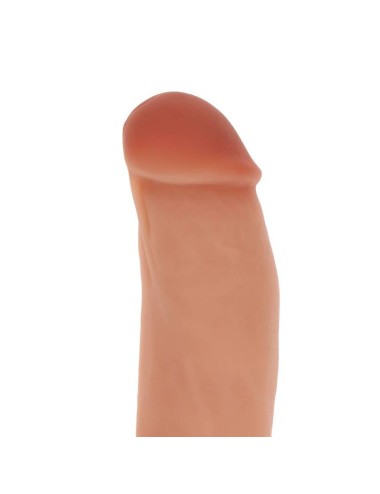 GET REAL - DILDO SILICONA 18 CM CON TESTICULOS NATURAL
