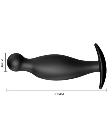 PRETTY LOVE PLUG ANAL SILICONA 11.7 CM NEGRO