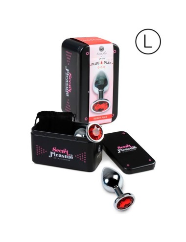 SECRETPLAY PLUG ANAL ROJO L