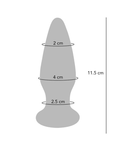 BUTTOCKS THE SHINING GLASS BUTTPLUG