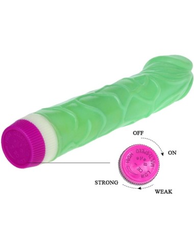 WAVES OF PLEASURE VIBRADOR 23 CM VERDE