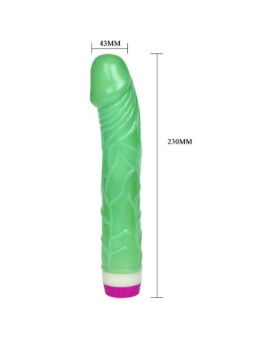 WAVES OF PLEASURE VIBRADOR 23 CM VERDE