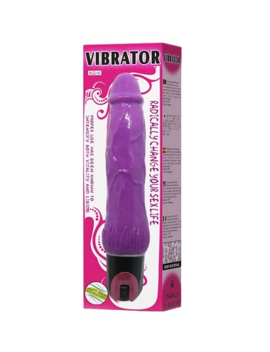 VIBRATOR DAAPLY PLEASURE MULTIVELOCIDAD MORADO