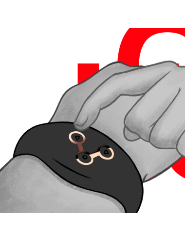 WATCHME RELOJ CONTROL REMOTO WIRELESS TECHNOLOGY - AZABACHE Y COBRE