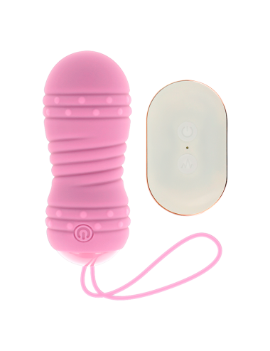 OHMAMA HUEVO CONTROL REMOTO 7 MODOS ROTACION - ROSA