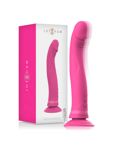 INTENSE - MICHELANGELO DILDO VIBRADOR SILICONA ROSA