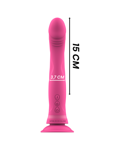 INTENSE - MICHELANGELO DILDO VIBRADOR SILICONA ROSA