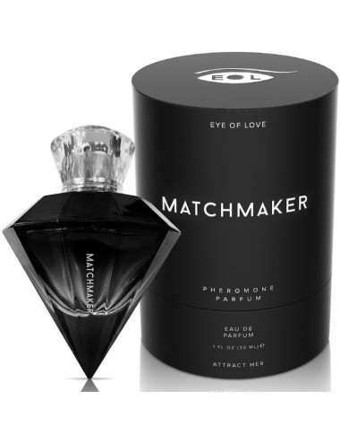 EYE OF LOVE - MATCHMAKER BLACK DIAMOND PERFUME FEROMONAS PARA ÉL 30ML