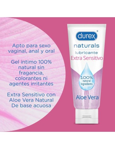 DUREX NATURALS LUBRICANTE EXTRA SENSITIVO 100 ML
