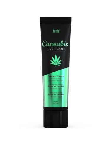 INTT - LUBRICANTE INTIMO BASE AGUA CON SABOR A CANNABIS