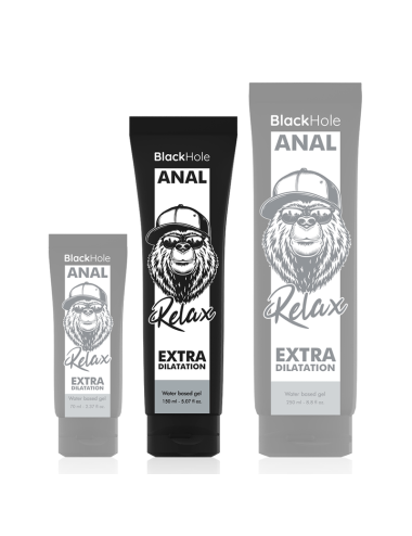 BLACK HOLE GEL BASE AGUA DILATACION ANAL 150 ML