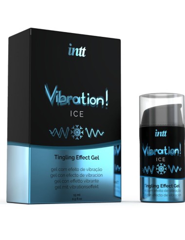 INTT - POTENTE ESTIMULANTE  ÍNTIMO GEL VIBRADOR EFECTO FRÍO 15ML