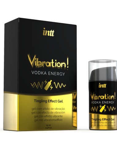 INTT - POTENTE ESTIMULANTE  ÍNTIMO GEL VIBRADOR LIQUIDO VODKA 15ML