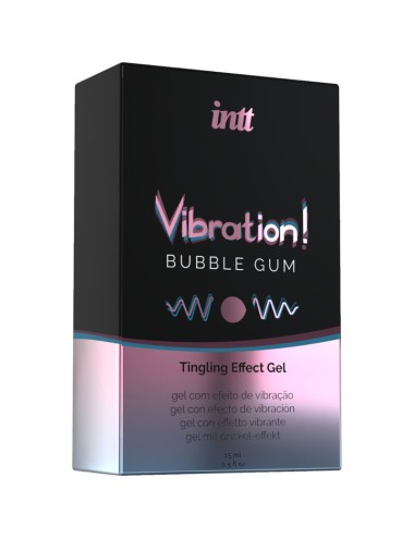 INTT - POTENTE ESTIMULANTE  ÍNTIMO GEL VIBRADOR LIQUIDO CHICLE 15ML