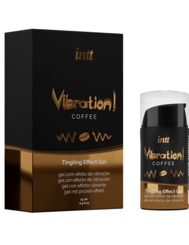 INTT - POTENTE ESTIMULANTE  ÍNTIMO GEL VIBRADOR LIQUIDO CAFÉ 15ML