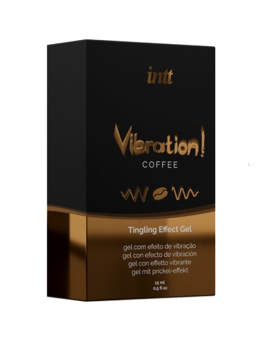 INTT - POTENTE ESTIMULANTE  ÍNTIMO GEL VIBRADOR LIQUIDO CAFÉ 15ML