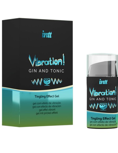 INTT - POTENTE ESTIMULANTE  ÍNTIMO GEL VIBRADOR LIQUIDO GIN & TONIC 15ML