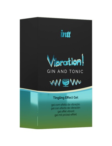 INTT - POTENTE ESTIMULANTE  ÍNTIMO GEL VIBRADOR LIQUIDO GIN & TONIC 15ML