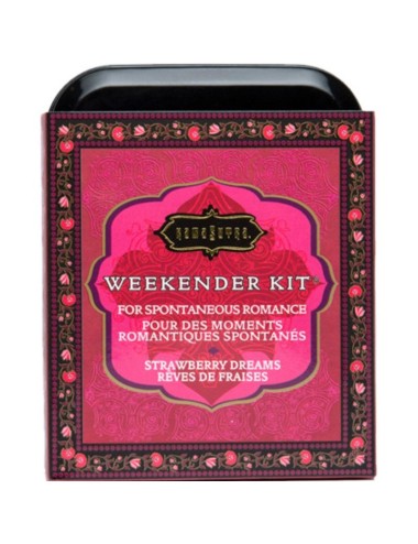 KAMASUTRA WEEKENDER TIN KIT STRAWBERRY DREAMS FRESA