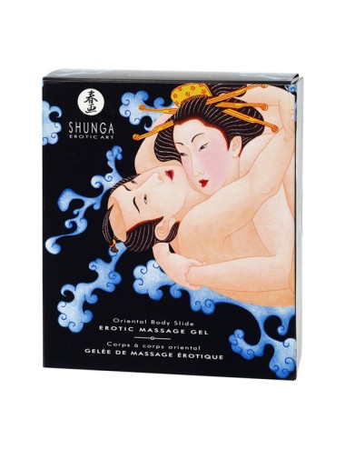 SHUNGA GEL DE MASAJE EROTICO CUERPO A CUERPO ORIENTAL FRUTAS EXOTICAS