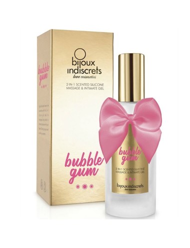 BIJOUX BUBBLE GUM GEL 2 EN 1 SILICONA CHICLE DE FRESA 100 ML