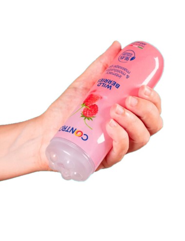 CONTROL GEL DE MASAJE 3 EN 1 WILD BERRIES 200 ML