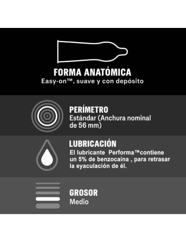 DUREX PLACER PROLONGADO RETARDANTE 12 UNID