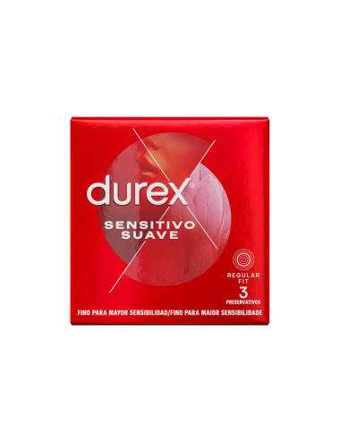 DUREX SENSITIVO SUAVE 3 UDS