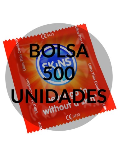SKINS PRESERVATIVO ULTRA FINO BOLSA 500 UDS