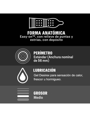 DUREX INTENSE ORGASMIC 12 UDS