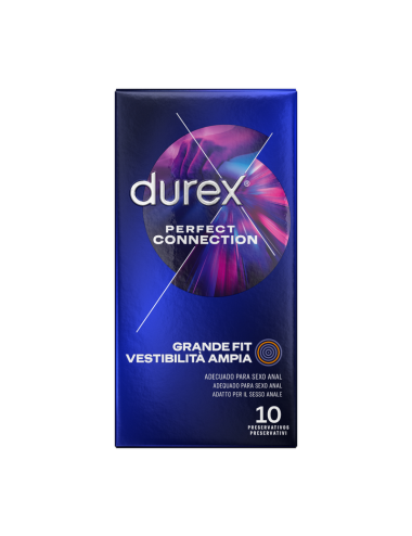 DUREX PERFECT CONNECTION EXTRA LUBRICACION SILICONA 10 UNIDADES