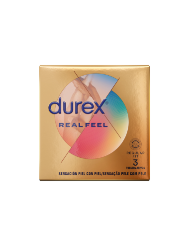 DUREX REAL FEEL PRESERVATIVOS 3 UDS