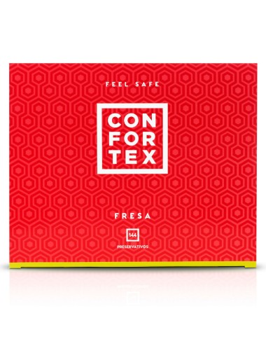CONFORTEX PRESERVATIVOS FRESA CAJA 144 UDS