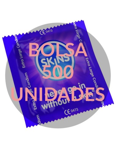 SKINS PRESERVATIVO XXL BOLSA 500 UDS