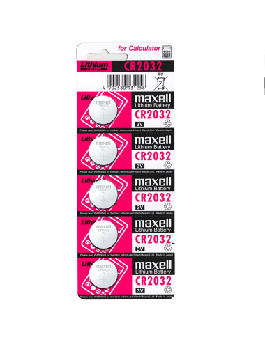 MAXELL PILA BOTON LITIO CR2032 3V BLISTER*5