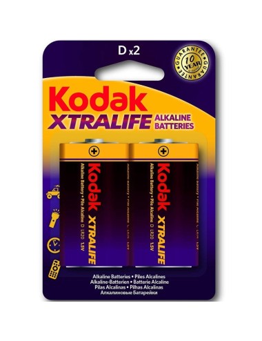 KODAK XTRALIFE PILAS ALCALINAS D LR20 1.5V