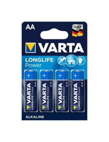 VARTA LONGLIFE POWER PILA ALCALINA AA LR6 BLISTER*4