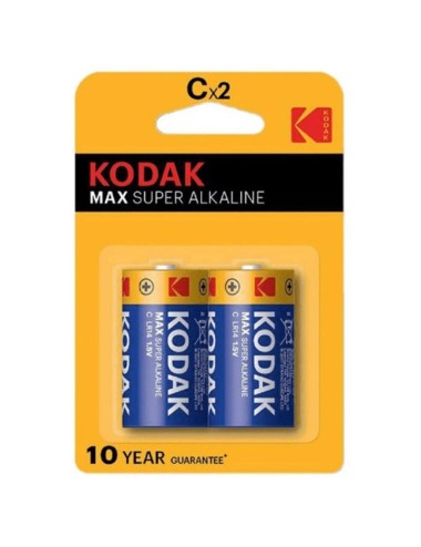 KODAK MAX PILA ALCALINA C LR14 BLISTER*2