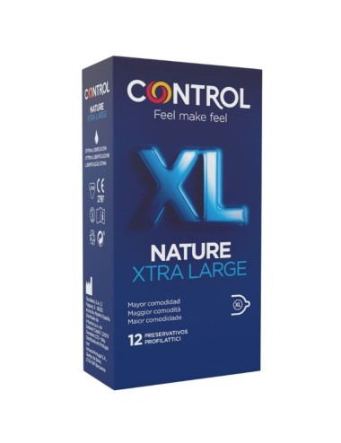 CONTROL ADAPTA  NATURE XL PRESERVATIVOS 12 UNIDADES