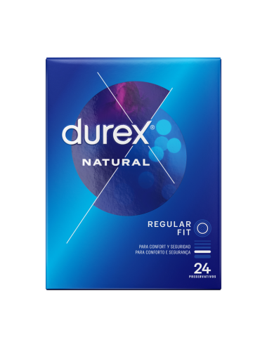 DUREX NATURAL PLUS 24 UNIDADES